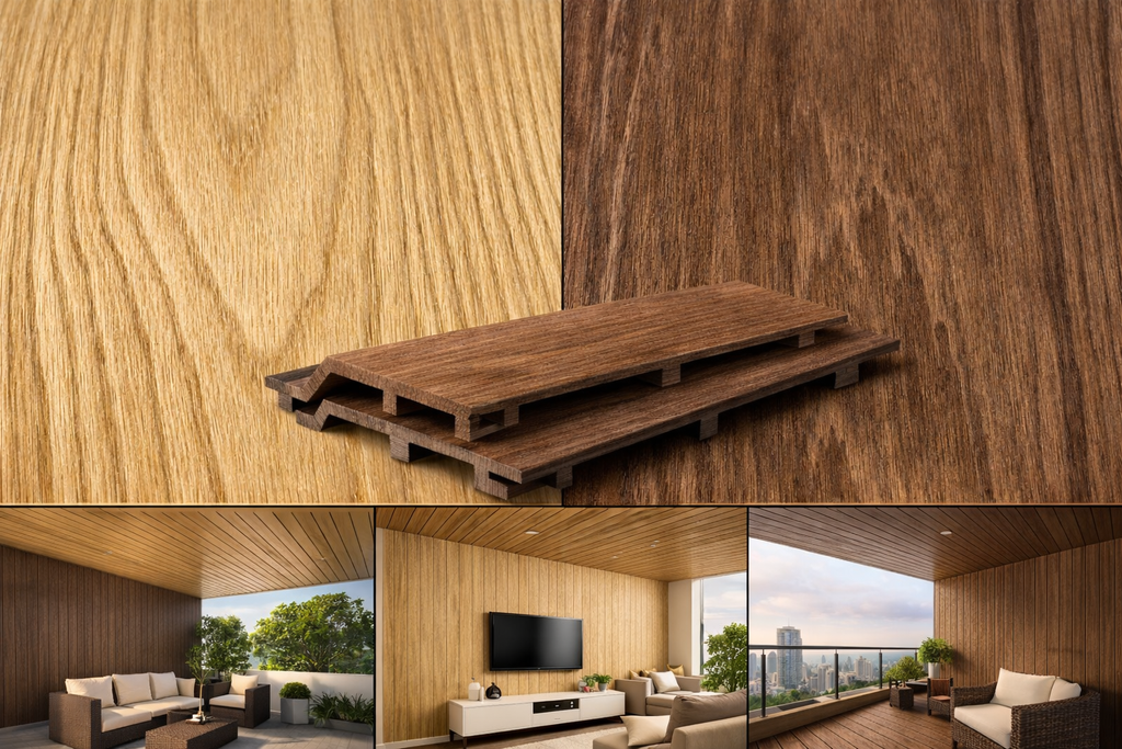 WPC WALL CLADDING (WTCC-17421 (TEAK OSCURA))