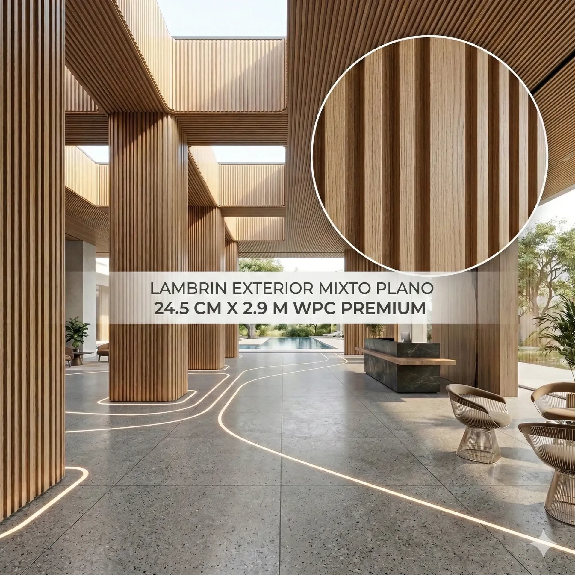 [WTCC-24530] LAMBRIN WPC EXTERIOR MIXTO PLANO