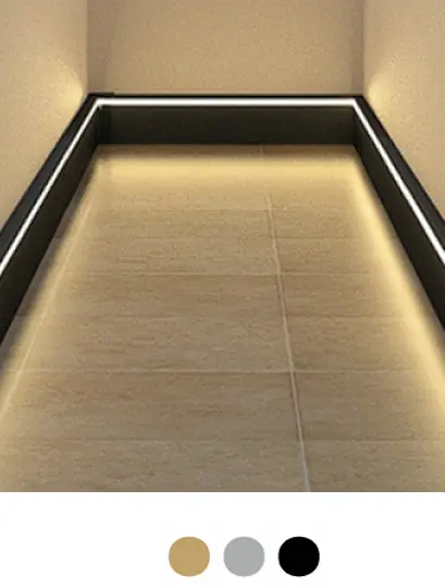 [JM-214-ALUMINIO] ZOCLO LUZ DIRECTA FRONT JM214 (Aluminio)