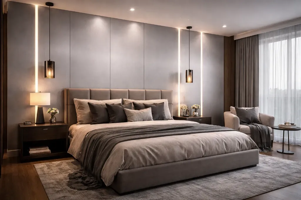 [FG76034] WPC WALL PANEL METAL SERIES MATTE (SILVER)