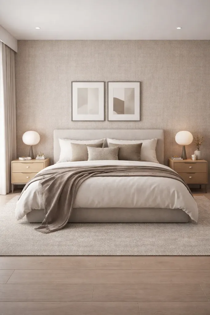 [BW61001] WPC WALL PANEL LINEA TEXTURE MANTA (F (TELA LINO SEPIA))
