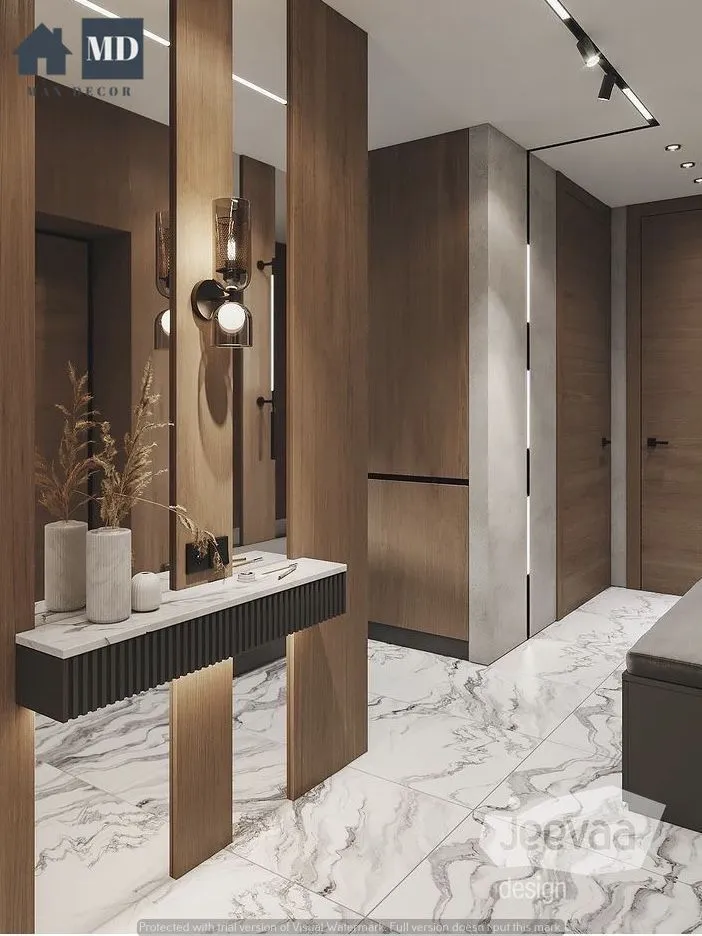 [GM7005] WPC WALL PANEL LINEA MIRROR SERIES ESPEJO (SILVER MIRROR)