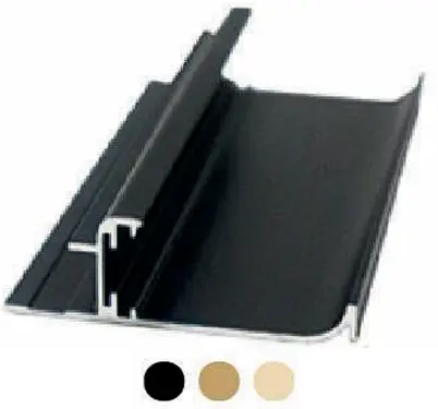 [5506] ZOCLO 5506 PORTA PLACA CON LED INDIRECTA (BLACK)