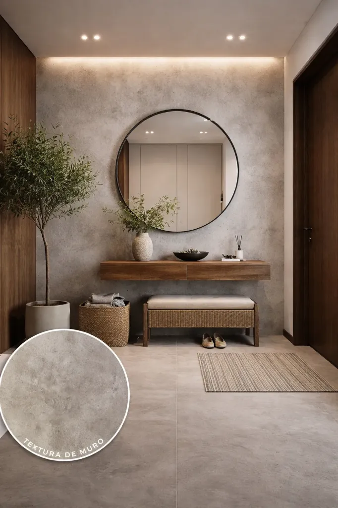 [SW50103] WPC WALL PANEL LINEA: AESTHETIC CEMENT