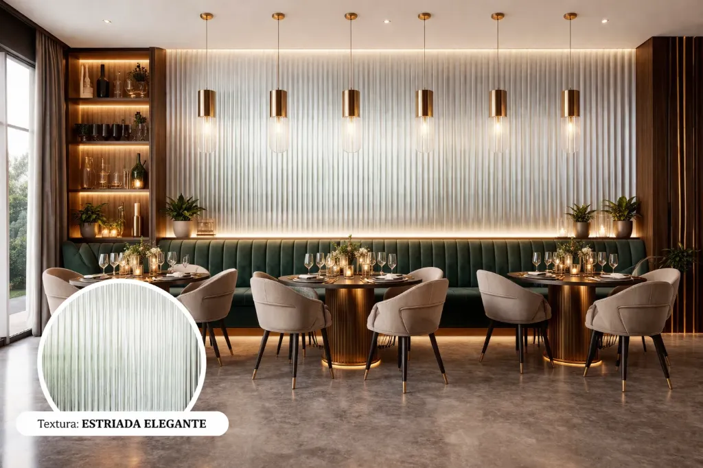 [GM7052] WPC WALL PANEL LINEA: AESTHETIC HOLOGRAPHIC